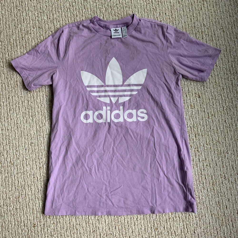 Lavender adidas originals t shirt